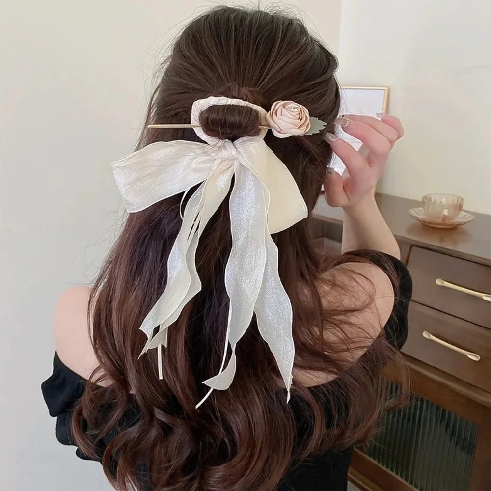 Long arrow bow Hair Pin
